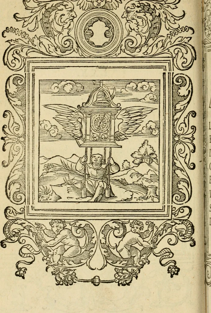 An illustration from Le theatre des bons engins : auquel sont contenuz cent emblemes moraulx, 1545, leaf 159