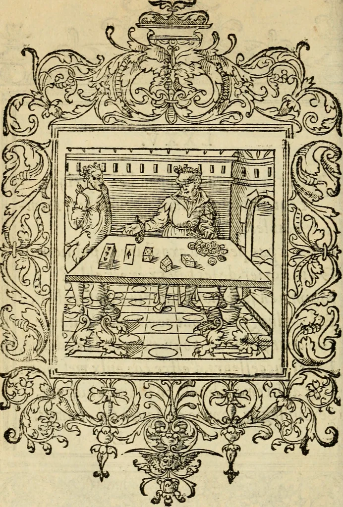 An illustration from Le theatre des bons engins : auquel sont contenuz cent emblemes moraulx, 1545, leaf 169