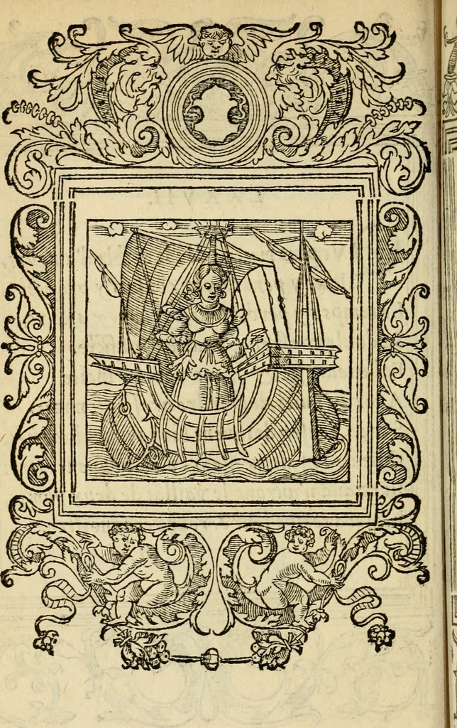 An illustration from Le theatre des bons engins : auquel sont contenuz cent emblemes moraulx, 1545, leaf 173