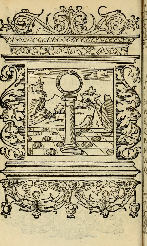 An illustration from Le theatre des bons engins : auquel sont contenuz cent emblemes moraulx, 1545, leaf 183