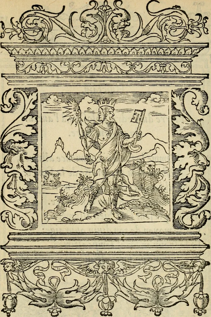 An illustration from Le theatre des bons engins : auquel sont contenuz cent emblemes moraulx, 1545, leaf 19
