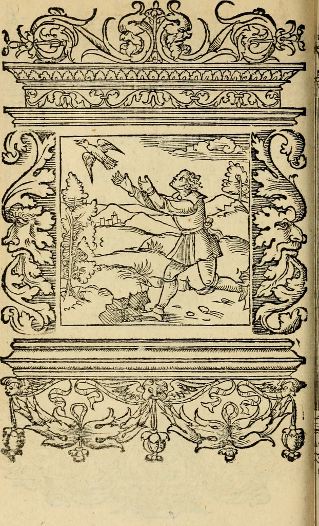 An illustration from Le theatre des bons engins : auquel sont contenuz cent emblemes moraulx, 1545, leaf 197