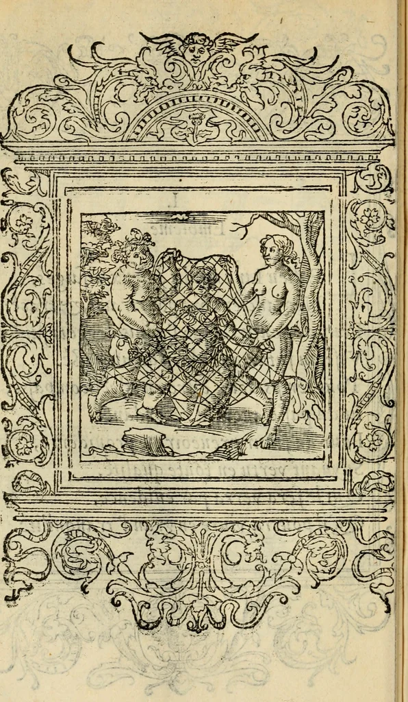 An illustration from Le theatre des bons engins : auquel sont contenuz cent emblemes moraulx, 1545, leaf 21