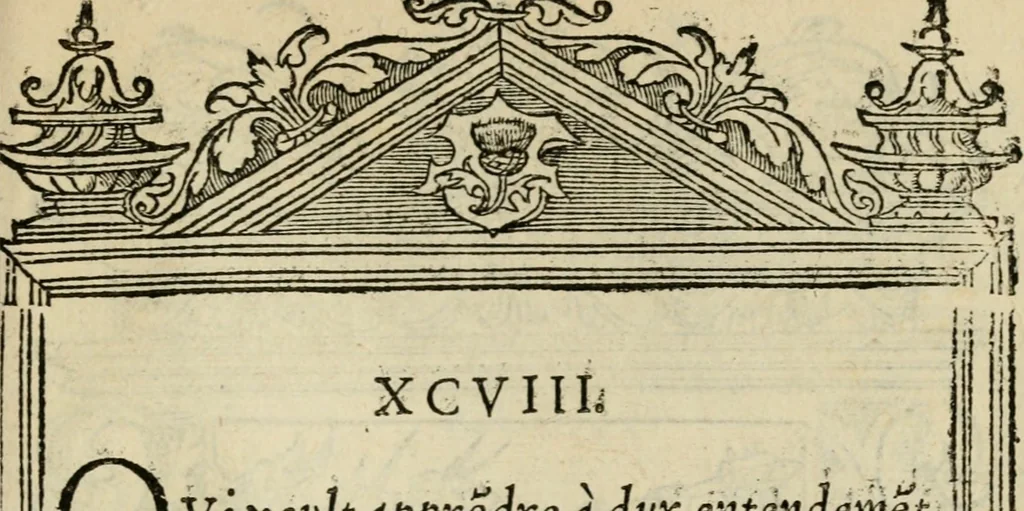 An illustration from Le theatre des bons engins : auquel sont contenuz cent emblemes moraulx, 1545, leaf 214
