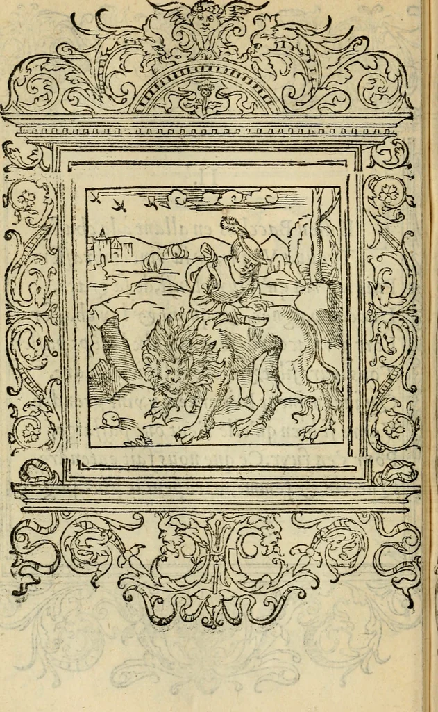 An illustration from Le theatre des bons engins : auquel sont contenuz cent emblemes moraulx, 1545, leaf 23
