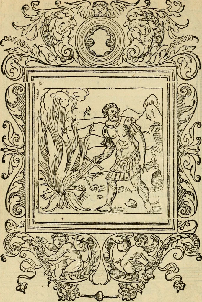 An illustration from Le theatre des bons engins : auquel sont contenuz cent emblemes moraulx, 1545, leaf 31