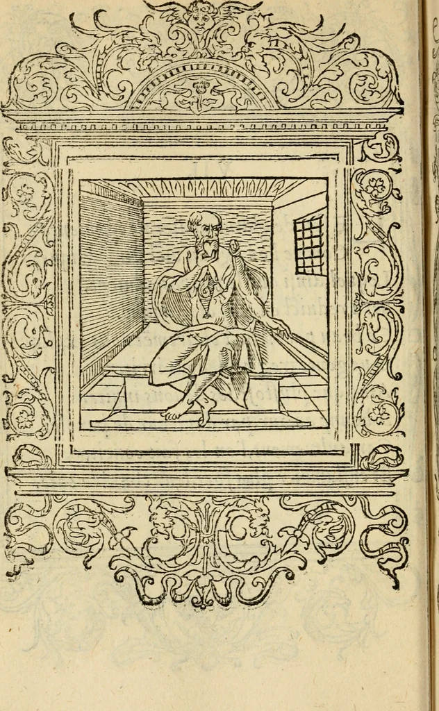 An illustration from Le theatre des bons engins : auquel sont contenuz cent emblemes moraulx, 1545, leaf 33