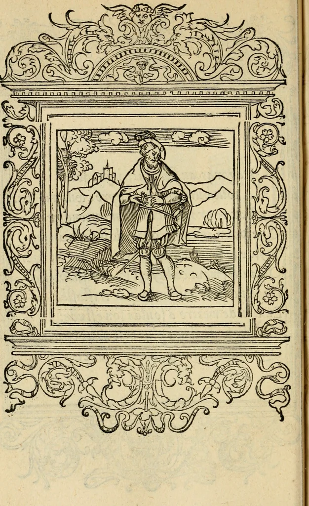 An illustration from Le theatre des bons engins : auquel sont contenuz cent emblemes moraulx, 1545, leaf 35