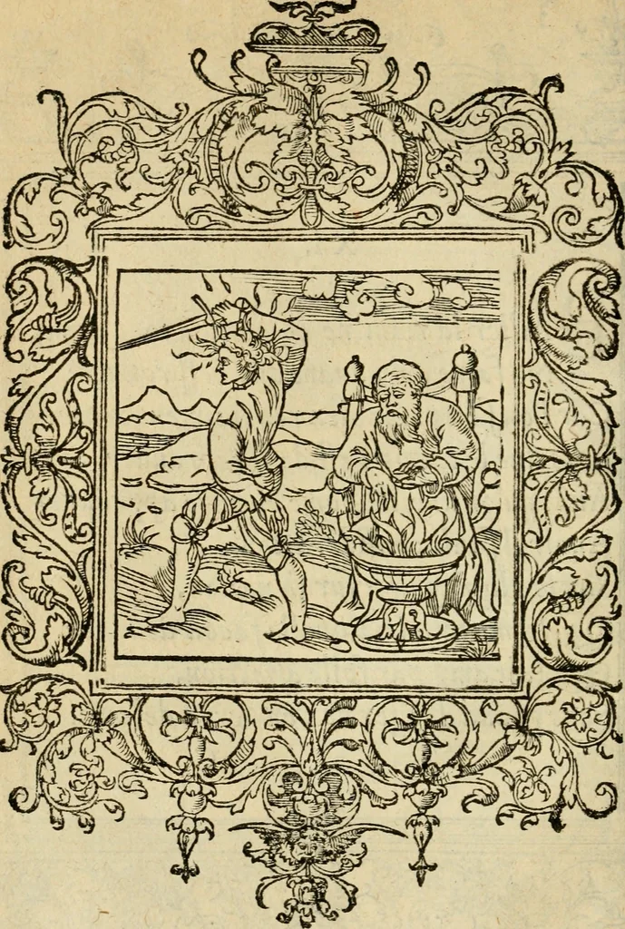 An illustration from Le theatre des bons engins : auquel sont contenuz cent emblemes moraulx, 1545, leaf 41