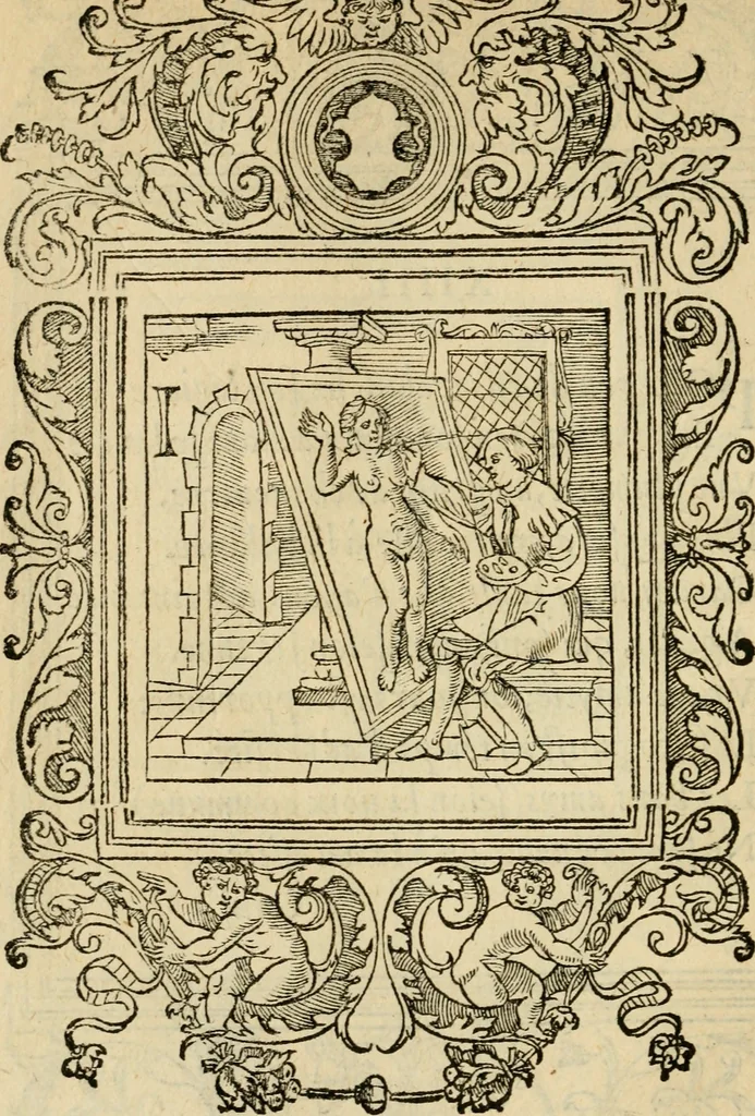 An illustration from Le theatre des bons engins : auquel sont contenuz cent emblemes moraulx, 1545, leaf 47