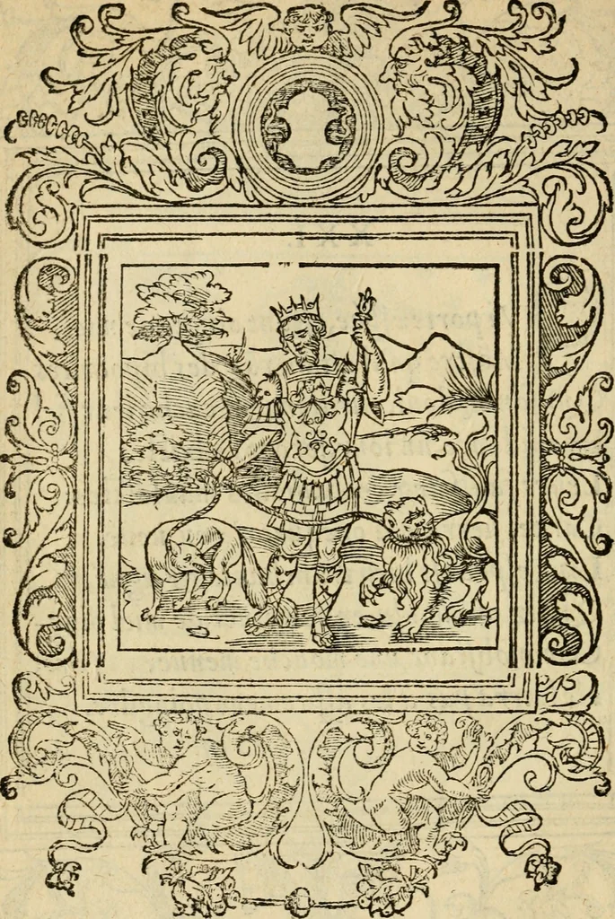 An illustration from Le theatre des bons engins : auquel sont contenuz cent emblemes moraulx, 1545, leaf 61