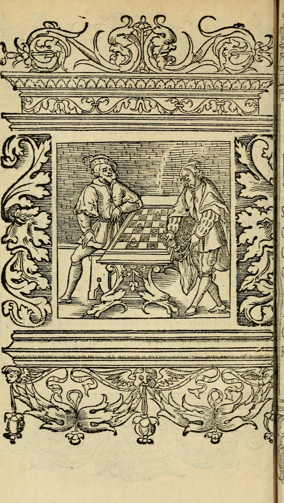 An illustration from Le theatre des bons engins : auquel sont contenuz cent emblemes moraulx, 1545, leaf 71