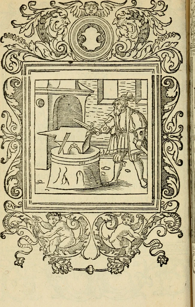 An illustration from Le theatre des bons engins : auquel sont contenuz cent emblemes moraulx, 1545, leaf 79