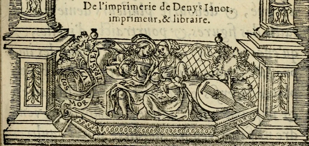 An illustration from Le theatre des bons engins : auquel sont contenuz cent emblemes moraulx, 1545, leaf 8