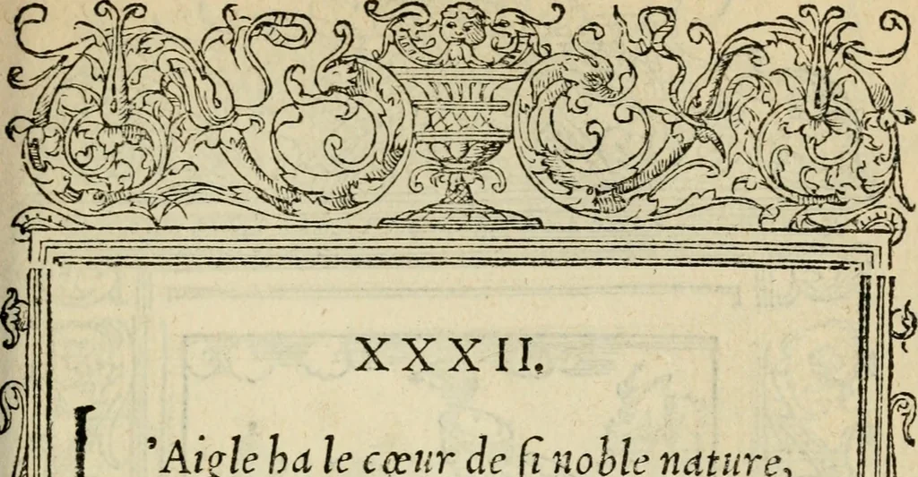 An illustration from Le theatre des bons engins : auquel sont contenuz cent emblemes moraulx, 1545, leaf 82