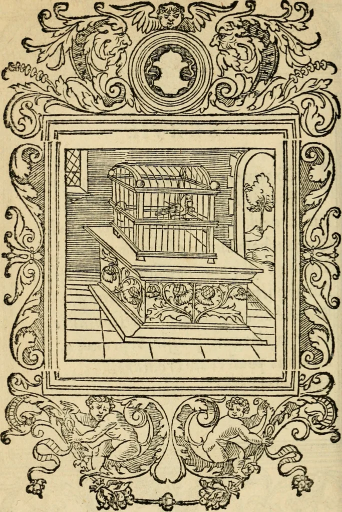 An illustration from Le theatre des bons engins : auquel sont contenuz cent emblemes moraulx, 1545, leaf 93