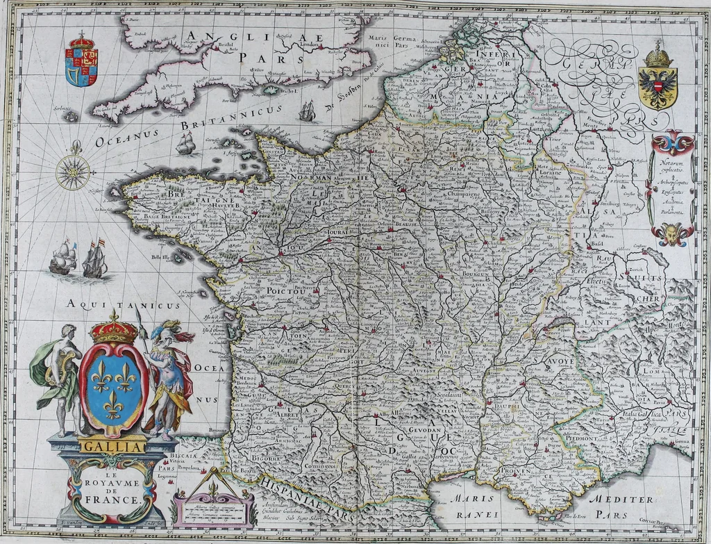 An illustration from Le theatre du monde, ou, Nouuel atlas [cartographic material], 1650, leaf 10