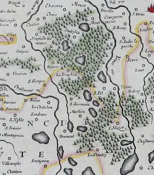 An illustration from Le theatre du monde, ou, Nouuel atlas [cartographic material], 1650, leaf 102