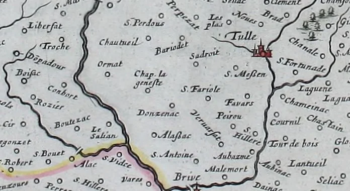 An illustration from Le theatre du monde, ou, Nouuel atlas [cartographic material], 1650, leaf 114