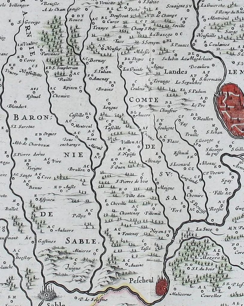 An illustration from Le theatre du monde, ou, Nouuel atlas [cartographic material], 1650, leaf 146