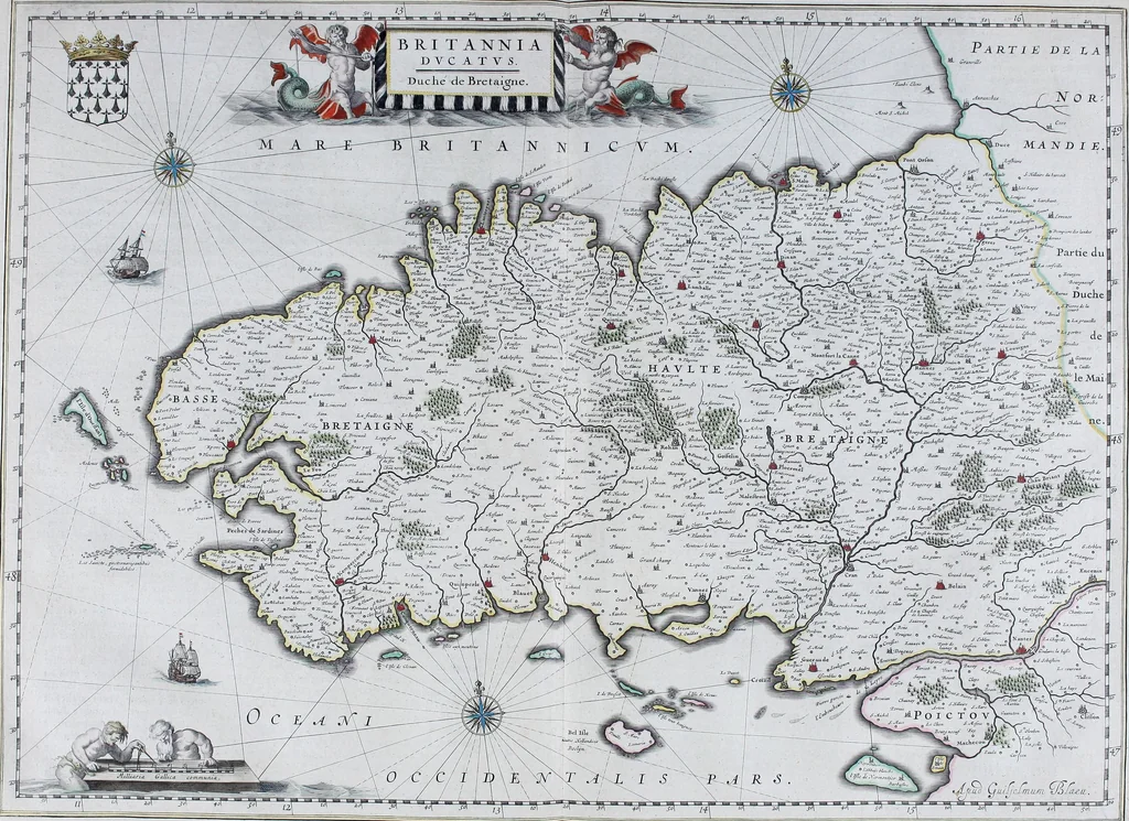 An illustration from Le theatre du monde, ou, Nouuel atlas [cartographic material], 1650, leaf 154