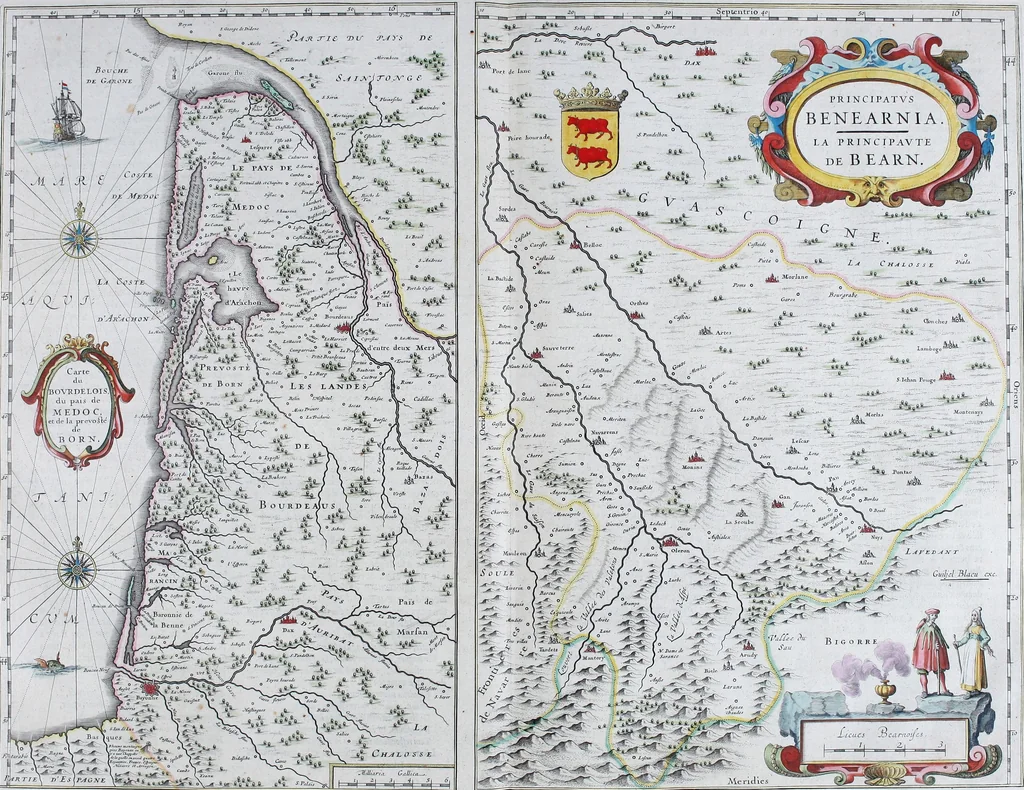 An illustration from Le theatre du monde, ou, Nouuel atlas [cartographic material], 1650, leaf 176