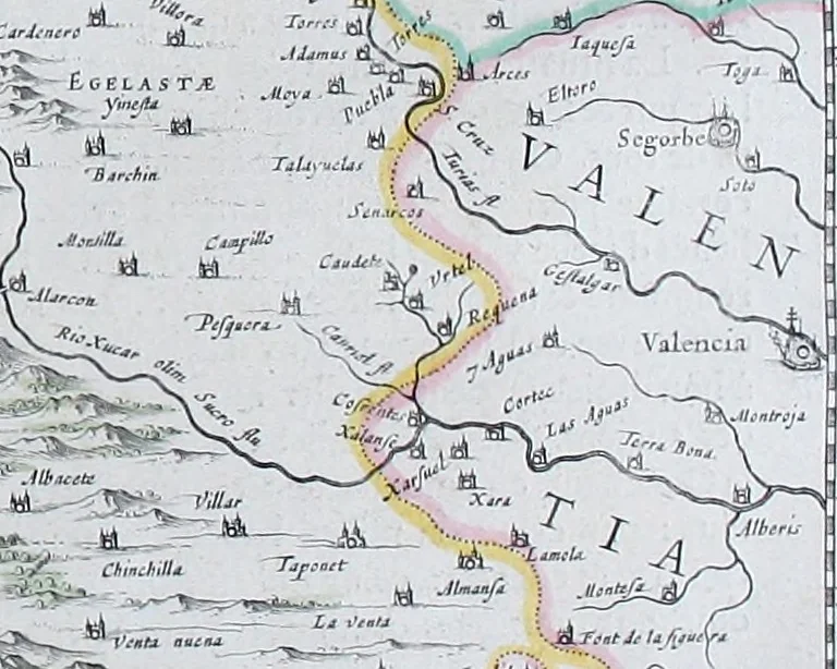 An illustration from Le theatre du monde, ou, Nouuel atlas [cartographic material], 1650, leaf 280