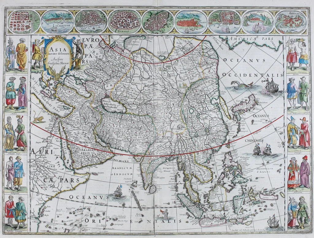 An illustration from Le theatre du monde, ou, Nouuel atlas [cartographic material], 1650, leaf 296