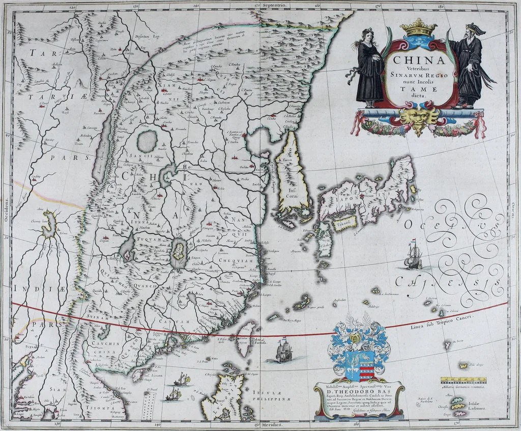 An illustration from Le theatre du monde, ou, Nouuel atlas [cartographic material], 1650, leaf 314
