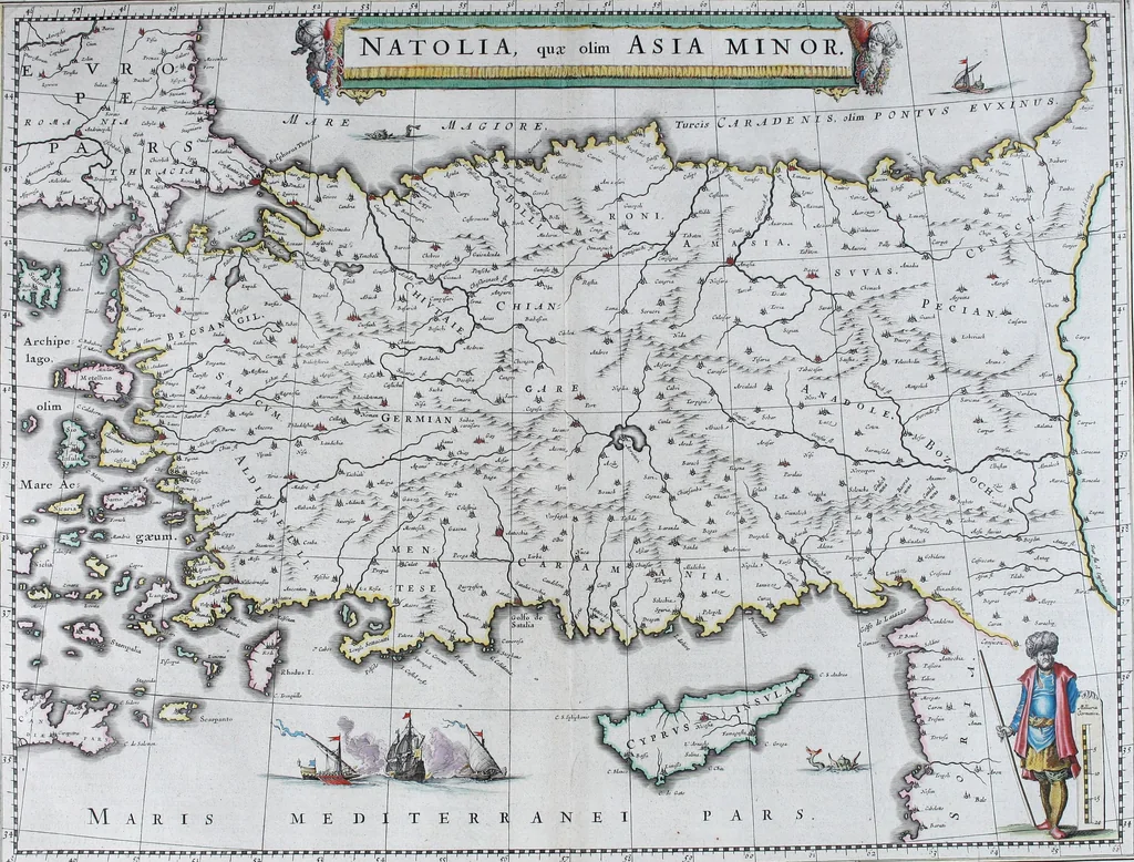 An illustration from Le theatre du monde, ou, Nouuel atlas [cartographic material], 1650, leaf 340