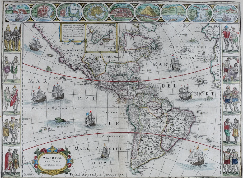 An illustration from Le theatre du monde, ou, Nouuel atlas [cartographic material], 1650, leaf 368