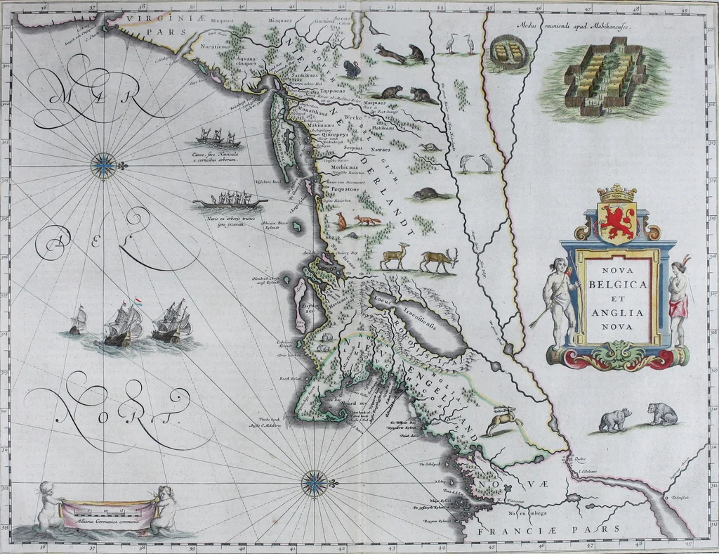 An illustration from Le theatre du monde, ou, Nouuel atlas [cartographic material], 1650, leaf 374