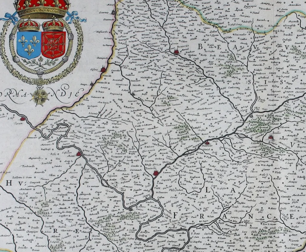 An illustration from Le theatre du monde, ou, Nouuel atlas [cartographic material], 1650, leaf 40