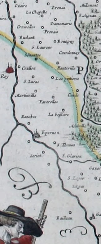 An illustration from Le theatre du monde, ou, Nouuel atlas [cartographic material], 1650, leaf 40
