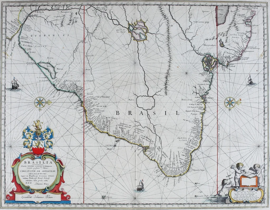 An illustration from Le theatre du monde, ou, Nouuel atlas [cartographic material], 1650, leaf 418
