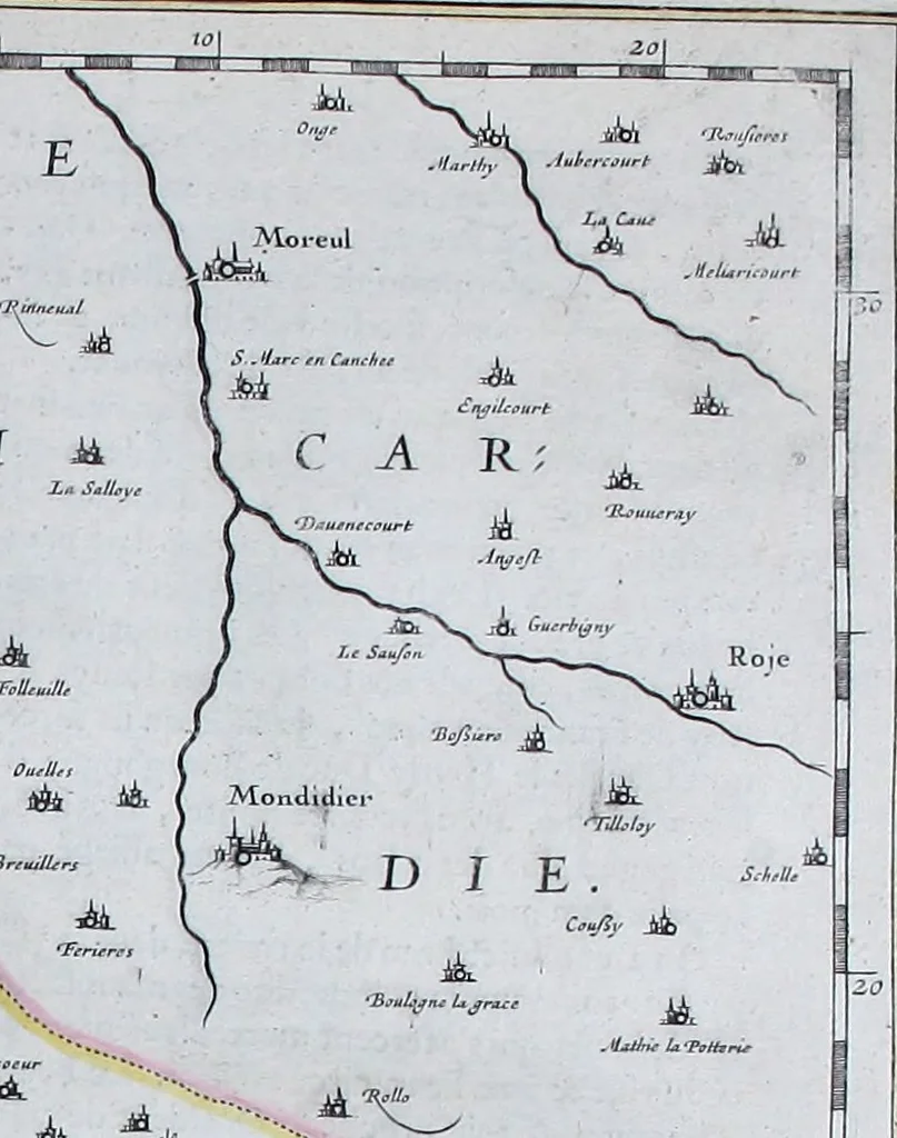 An illustration from Le theatre du monde, ou, Nouuel atlas [cartographic material], 1650, leaf 48