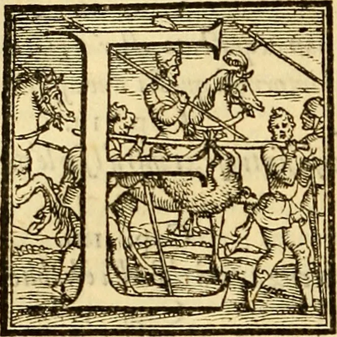 An illustration from L'Ethica d' Aristotile, 1550, leaf 119