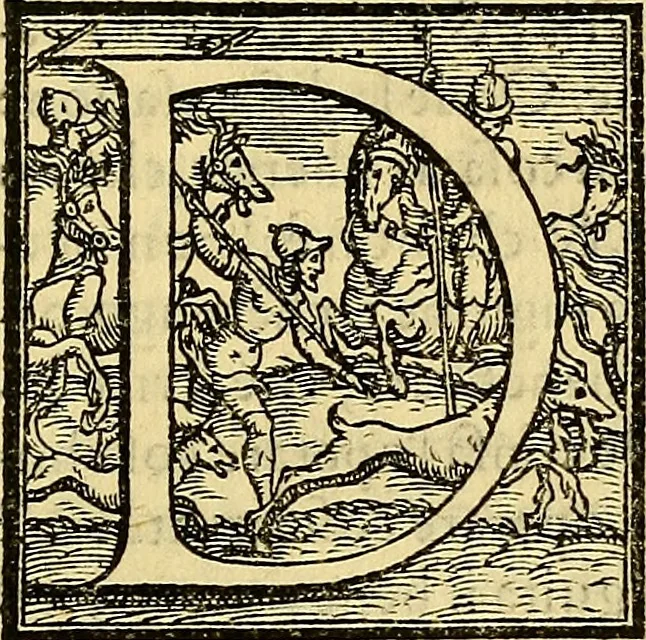 An illustration from L'Ethica d' Aristotile, 1550, leaf 174