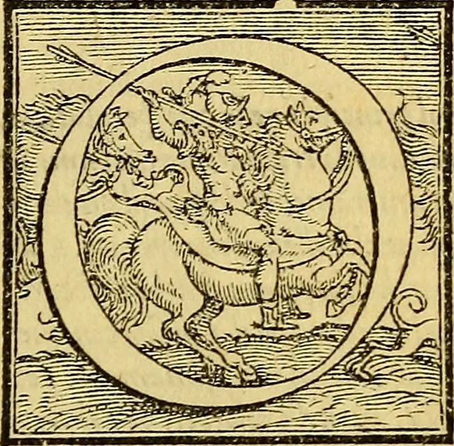 An illustration from L'Ethica d' Aristotile, 1550, leaf 20