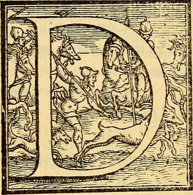 An illustration from L'Ethica d' Aristotile, 1550, leaf 397