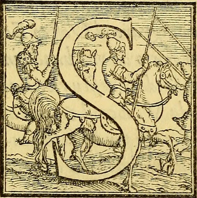 An illustration from L'Ethica d' Aristotile, 1550, leaf 6