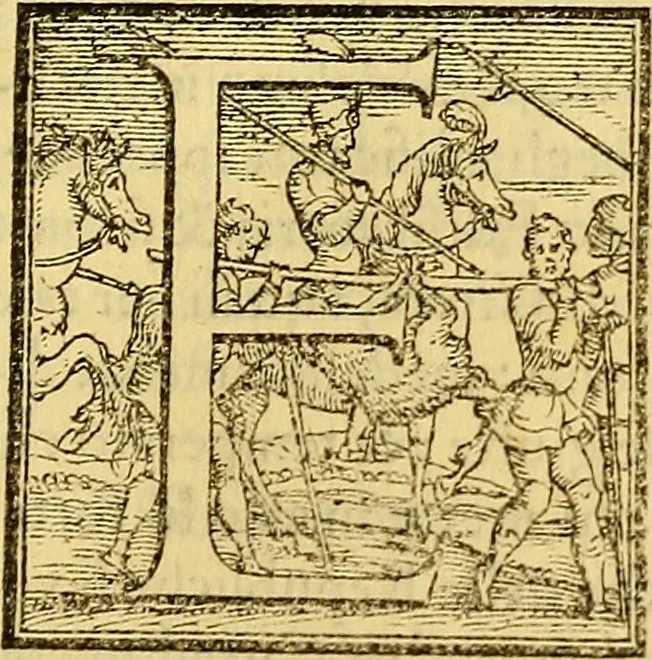 An illustration from L'Ethica d' Aristotile, 1550, leaf 78
