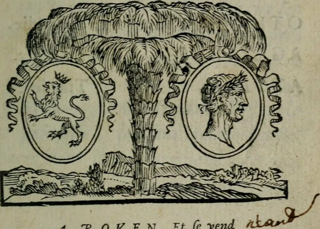 An illustration from Le théâtre de P. Corneille, 1668, leaf 6
