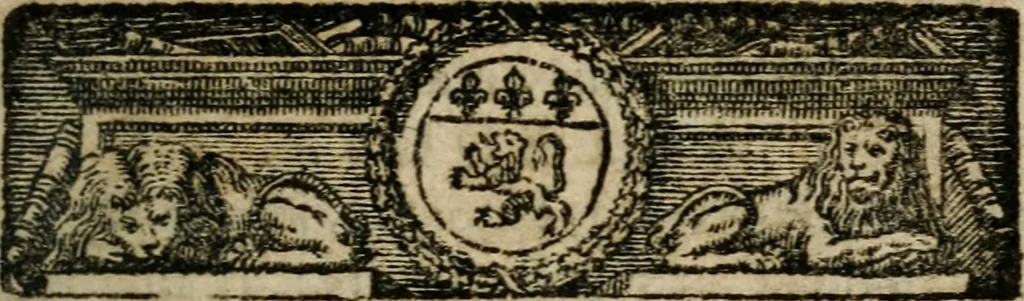 An illustration from Le Théâtre italien; ou, Le recueil de toutes les scènes françoises qui ont esté joüées sur le Théâtre italien de l'Hoôtel de Bourgogne, 1695, leaf 14