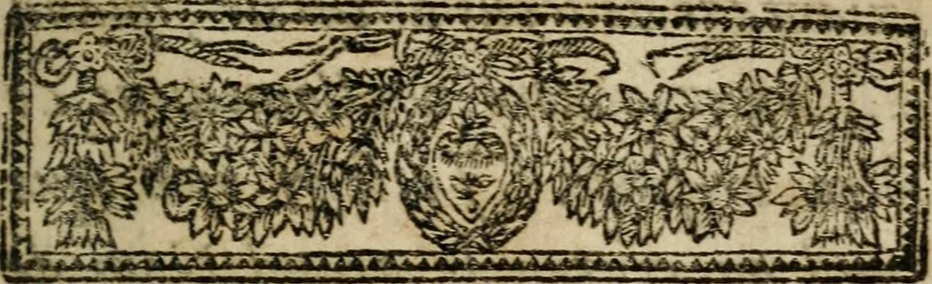 An illustration from Le Théâtre italien; ou, Le recueil de toutes les scènes françoises qui ont esté joüées sur le Théâtre italien de l'Hoôtel de Bourgogne, 1695, leaf 6