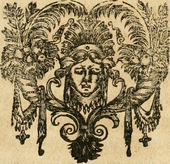 An illustration from Le tresor des merueilles de la maison royale de Fontainebleau : contenant la description de son antiquité, de sa fondation, de ses bastimens, de ses rares peintures, tableaux, emblemes, & deuises : de ses iardins, de ses fontaines, & autres singularitez qui s'y voyent ..., 1642, leaf 119
