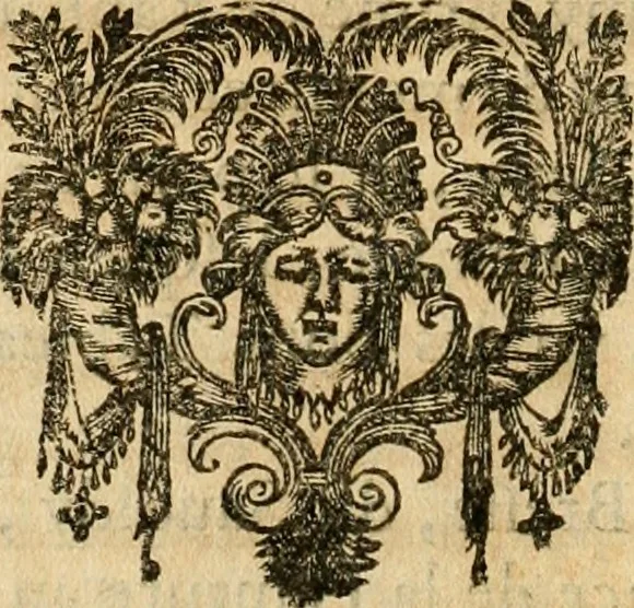 An illustration from Le tresor des merueilles de la maison royale de Fontainebleau : contenant la description de son antiquité, de sa fondation, de ses bastimens, de ses rares peintures, tableaux, emblemes, & deuises : de ses iardins, de ses fontaines, & autres singularitez qui s'y voyent ..., 1642, leaf 185