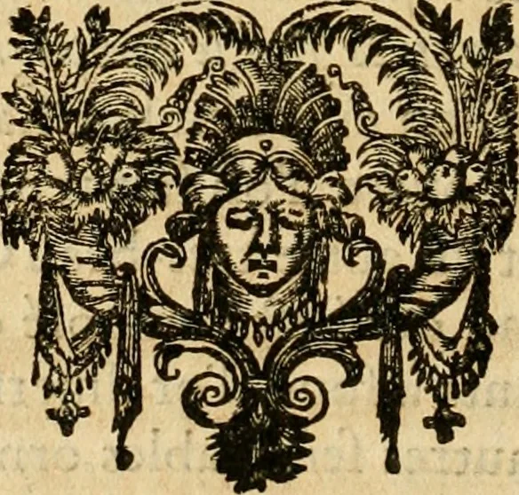 An illustration from Le tresor des merueilles de la maison royale de Fontainebleau : contenant la description de son antiquité, de sa fondation, de ses bastimens, de ses rares peintures, tableaux, emblemes, & deuises : de ses iardins, de ses fontaines, & autres singularitez qui s'y voyent ..., 1642, leaf 193