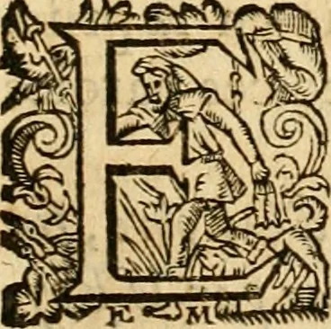 An illustration from Le tresor des merueilles de la maison royale de Fontainebleau : contenant la description de son antiquité, de sa fondation, de ses bastimens, de ses rares peintures, tableaux, emblemes, & deuises : de ses iardins, de ses fontaines, & autres singularitez qui s'y voyent ..., 1642, leaf 198