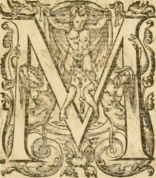 An illustration from Le tresor des merueilles de la maison royale de Fontainebleau : contenant la description de son antiquité, de sa fondation, de ses bastimens, de ses rares peintures, tableaux, emblemes, & deuises : de ses iardins, de ses fontaines, & autres singularitez qui s'y voyent ..., 1642, leaf 6